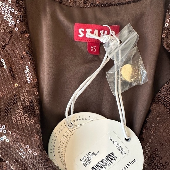 Staud Carey Metallic Top - Picture 6 of 11